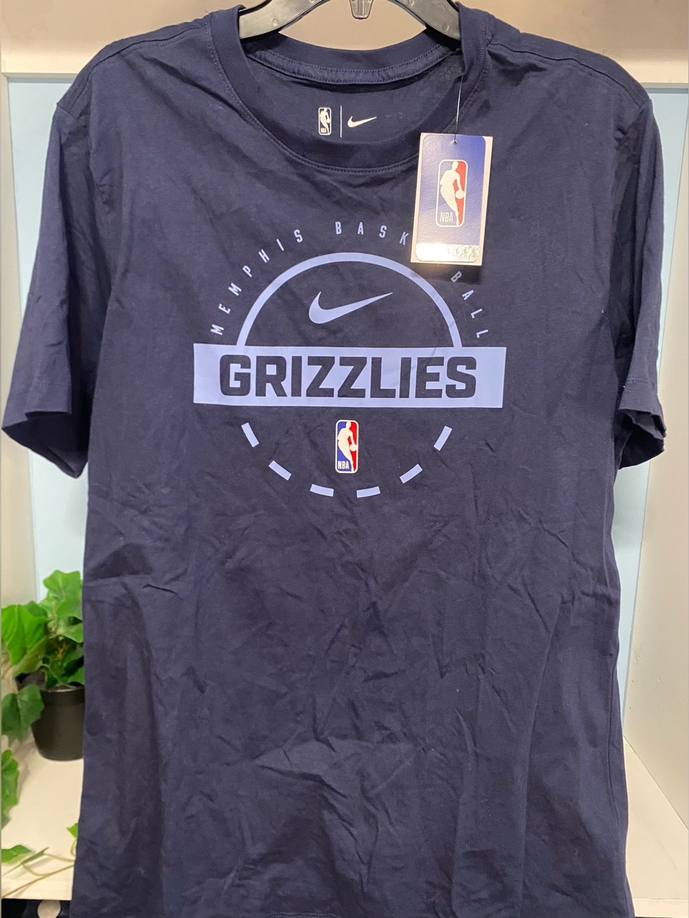 Nike official NBA Memphis Grizzlies Authentic On-Court Practice men’s T-shirt L